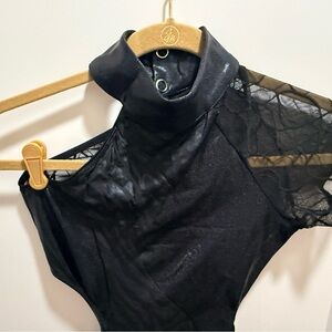 Elegant Black Acro Costume